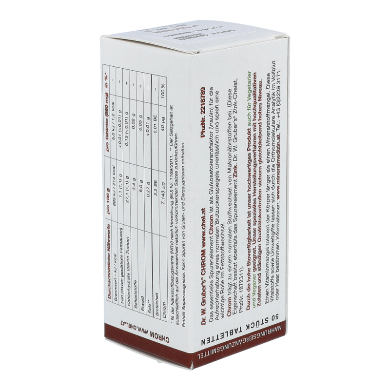 Dr. Grubers Chrom Chelat Tabletten