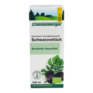Schoenenberger Saft Schwarzer Rettich 200 ml BIO