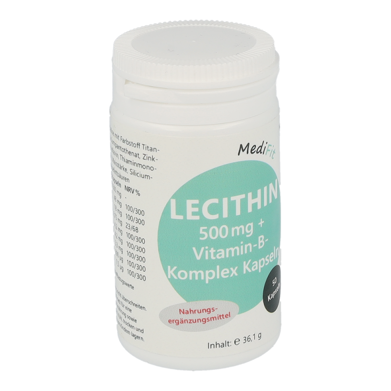 Lecithin + Vitamin B Komplex Medifit 50 Stk.
