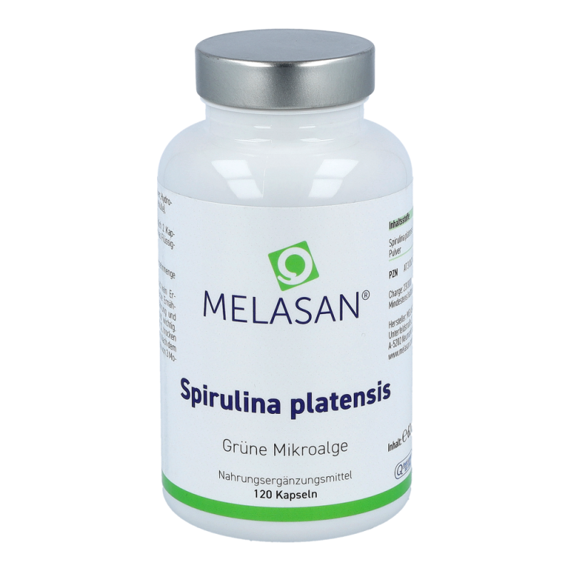 Melasan Spirulina Platensis 500 mg Kapseln 120 Stk.