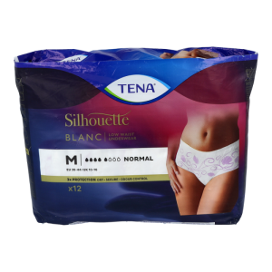 INK.TENA SILH.NORM BLANC M