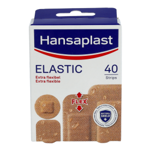 Hansaplast Elastic Strips 4 Größen 40 Stk.