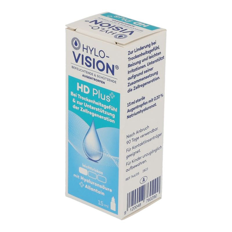 HYLO – VISION HD PLUS Augentropfen mit Hyaluronsäure