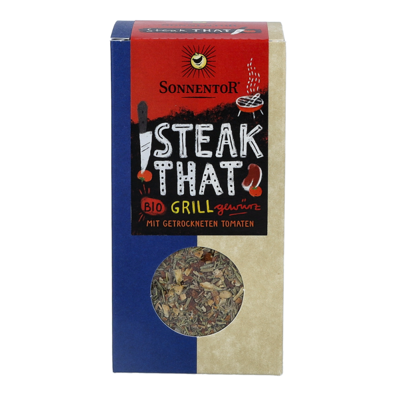 Sonnentor Steak That Grillgewürz Packung 50 g BIO