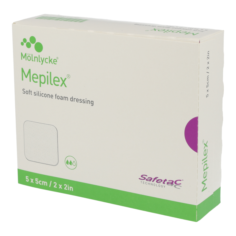 Mölnlycke Mepilex Wundverband 5 Stk. 5 x 5 cm