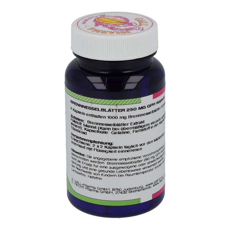 Brennesselblätter 250mg Kapseln