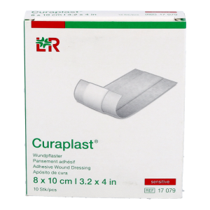 Curaplast sensitiv elastisch 1 Stk. 1 m x 8 cm