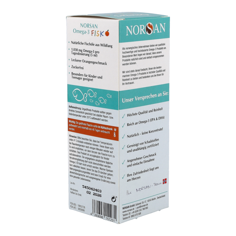 Norsan Omega-3 FISK Öl