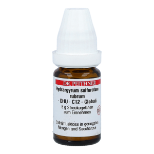 Hydrargyrum Sulfuratum Rubrum DHU 8 g C 12 Globuli