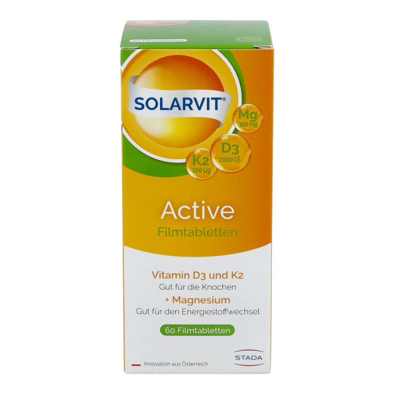 Solarvit Active D3 K2 Magnesium Filmtabletten 60 Stk.