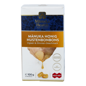 Manuka Honig MGO 400+ Hustenbonbons Ingwer-Zitrone