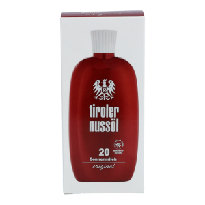 Tiroler Nussöl Sonnenmilch wasserfest 150 ml LSF 20
