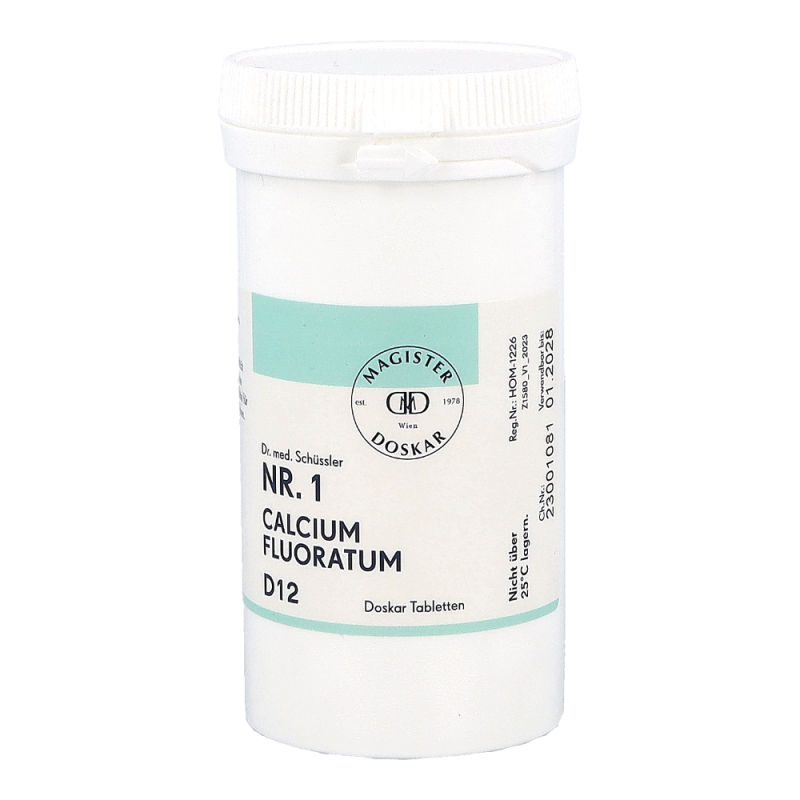 Schüßler Nr. 1 Calcium Fluoratum Doskar 400 Stk. D 12 Tabletten