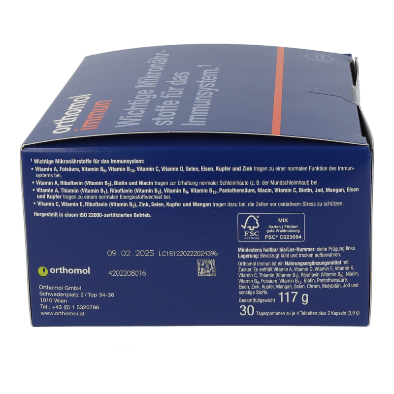 Orthomol Immun Tabletten und Kapseln 30 Stk.