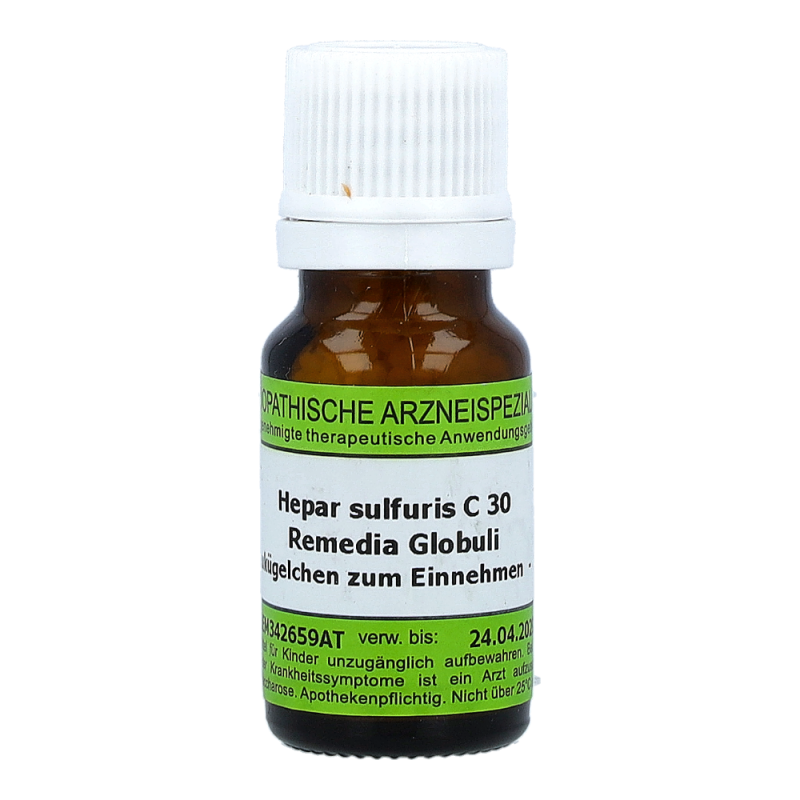 Hepar Sulfuris Remedia 10 g C 30 Globuli