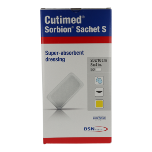 Cutimed Sorbion Sachet S Wundauflage 50 Stk. 20 x 10 cm