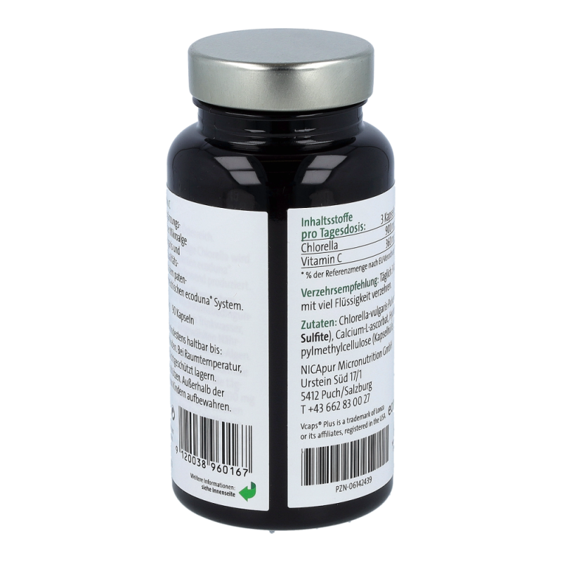 Nicapur Chlorella mit Vitamin C Kapseln