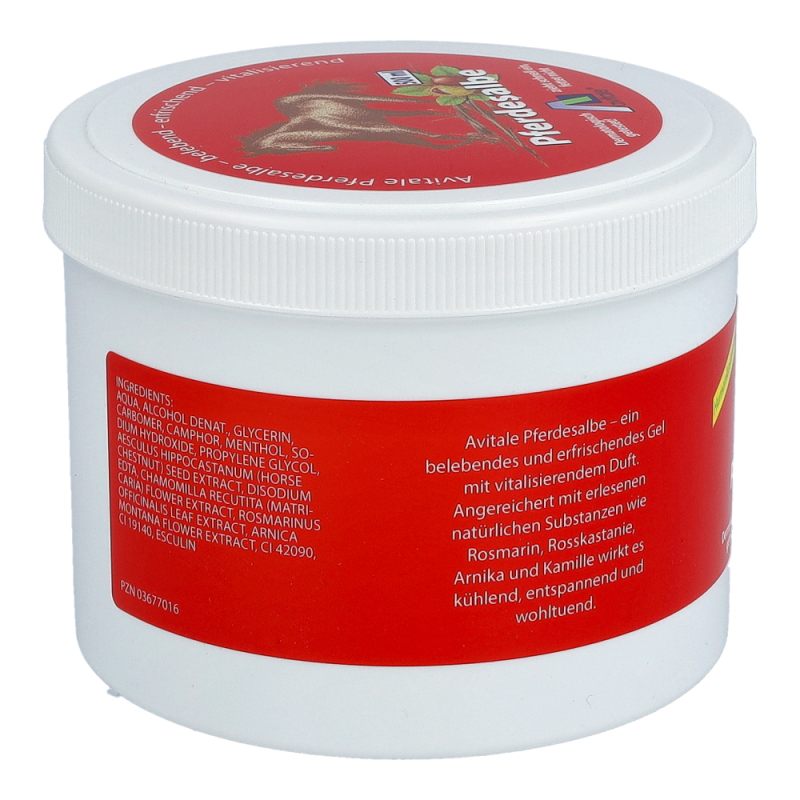 Avitale Pferdesalbe mit Rosskastanie Kapseln 500 ml