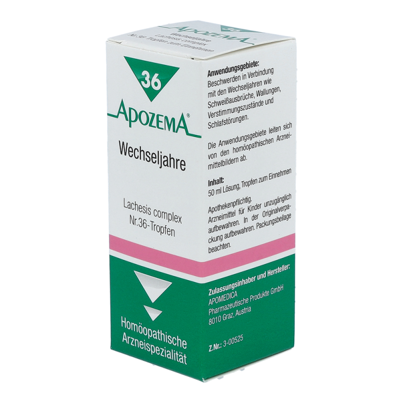 Apozema Tropfen Nr. 36 Wechseljahre 50 ml