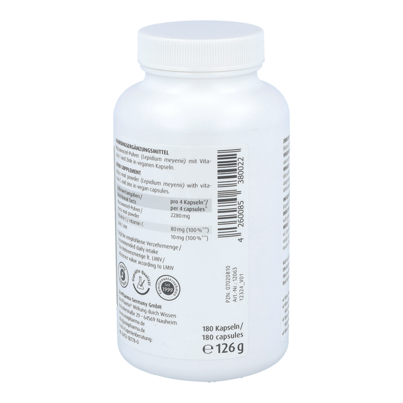 ZeinPharma Maca Gold 570 mg Kapseln 180 Stk.