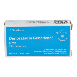 Desloratadin Genericon 5 mg Filmtabletten 10 Stk.