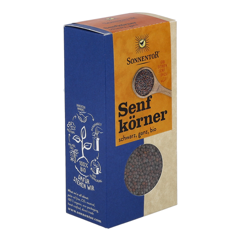Sonnentor Senfkörner schwarz 80 g BIO