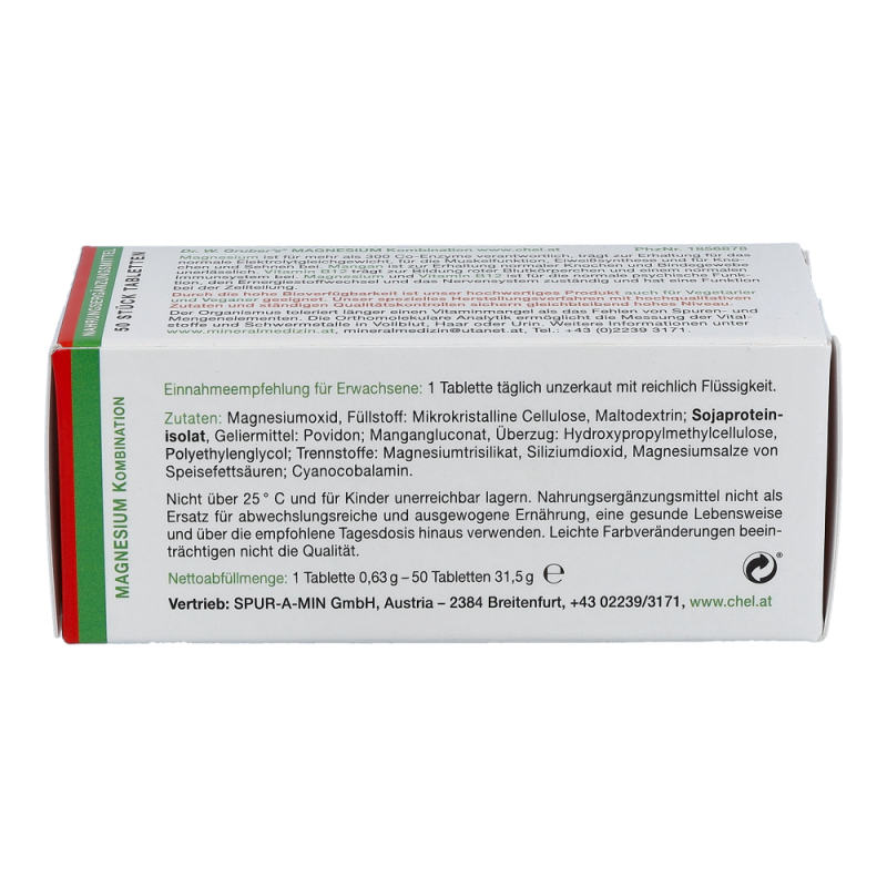 Dr. Grubers Magnesium Chelat Kombi Tabletten