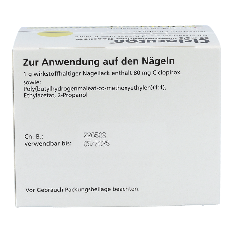 Ciclocutan Wirkstoff Nagellack 3 g