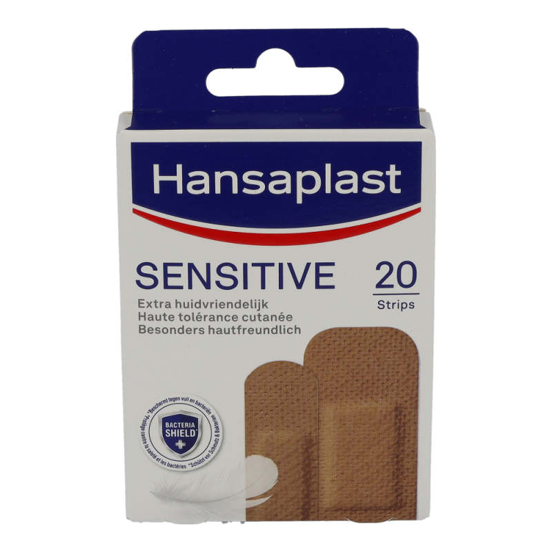 Hansaplast Sensitive Strips Medium Skintone