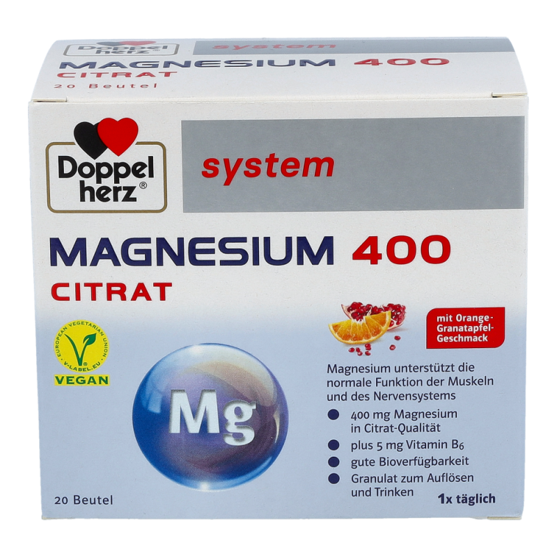 Doppelherz system Magnesium Citrat 400 20 Stk.