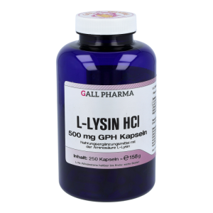 L -Lysin HCl 500mg Kapseln