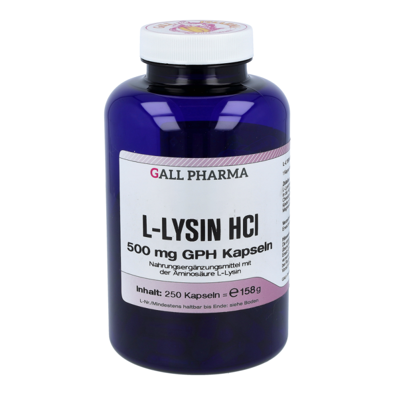 L -Lysin HCl 500mg Kapseln