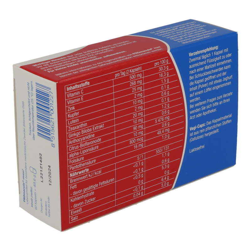Promacula Max Kapseln