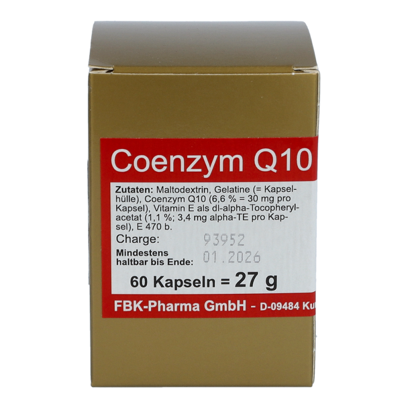 Vital Nutrition Q10 Coenzym Kapseln 30 mg 60 Stk.