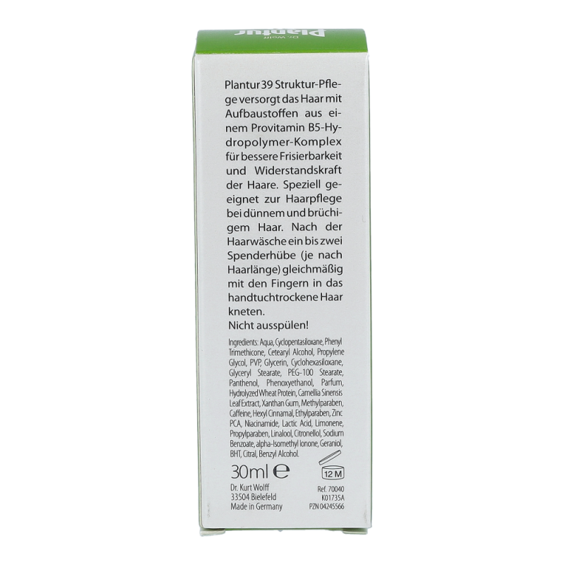Plantur 39 Struktur Pflege 30 ml