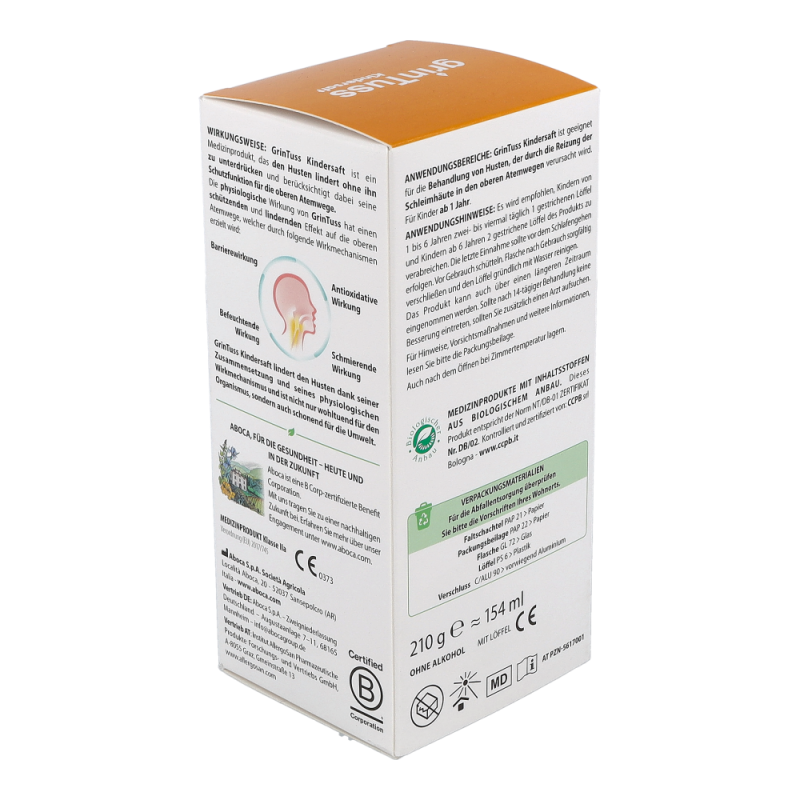 Aboca grintuss Hustensaft Kinder