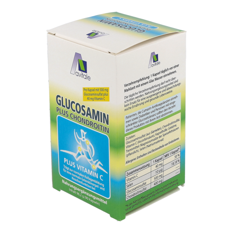 Avitale Glucosamine + Chondroitin 500 mg Kapseln 90 Stk.