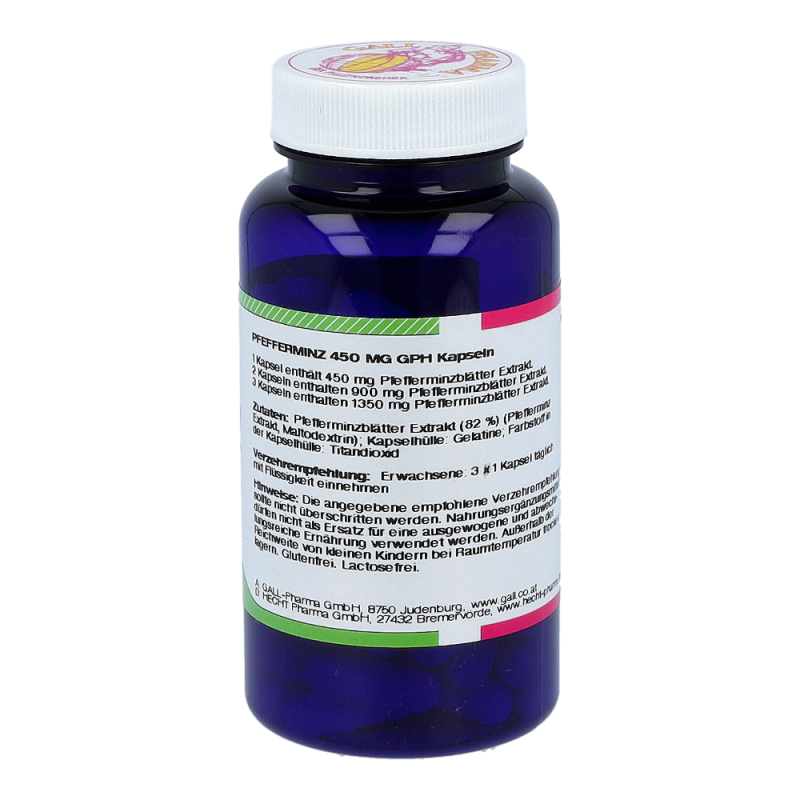 Pfefferminz 450mg Kapseln