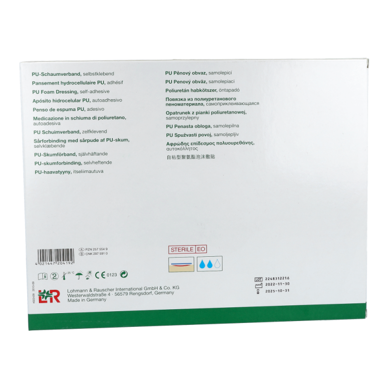 Suprasorb P PU-Schaumverband selbstklebend 5 Stk. 15 x 20 cm