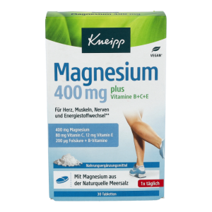 Magnesium 400 + Folsäure Tabletten 30 Stk.