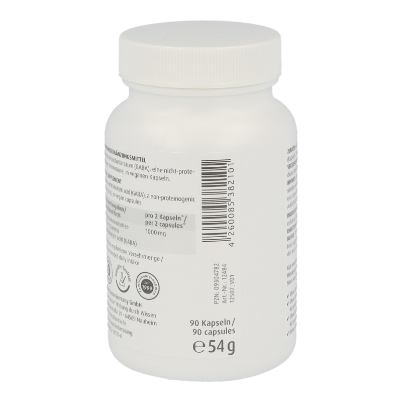 ZeinPharma GABA 500mg Kapseln reizhemmender Botenstoff