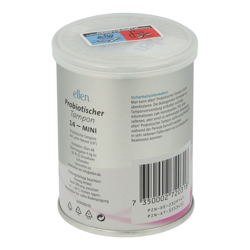 Monatshygiene Tampon Ellen 14 Stk. Mini