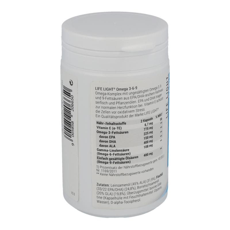 Life Light Omega 3-6-9 Kapseln 120 Stk.