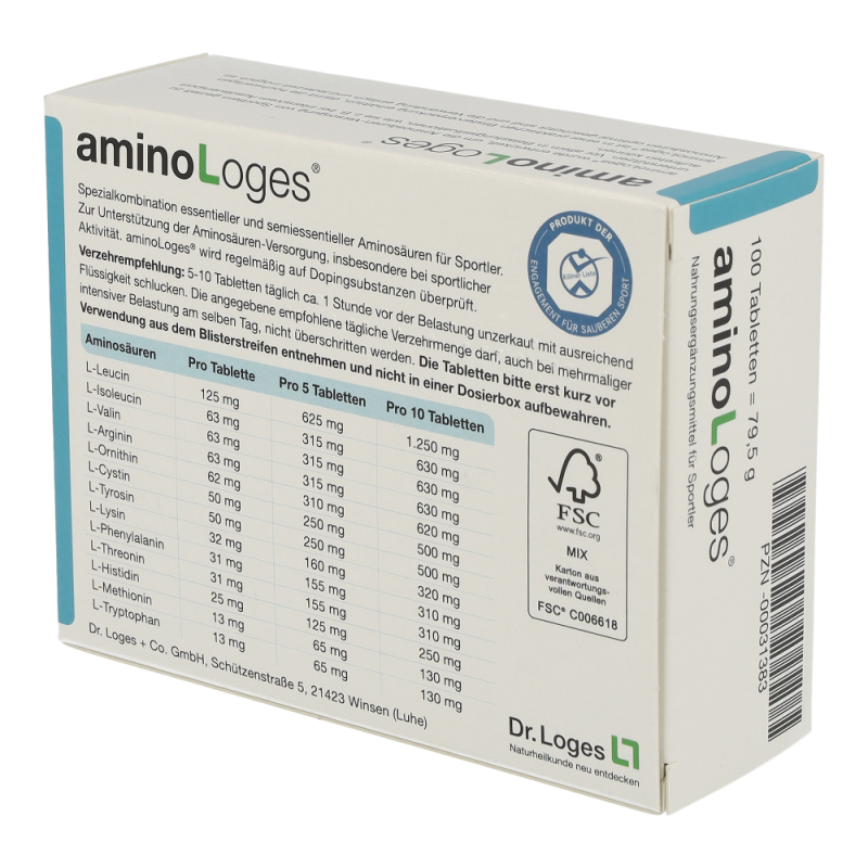 Amino-Loges Tabletten Säurekombi 100 Stk.