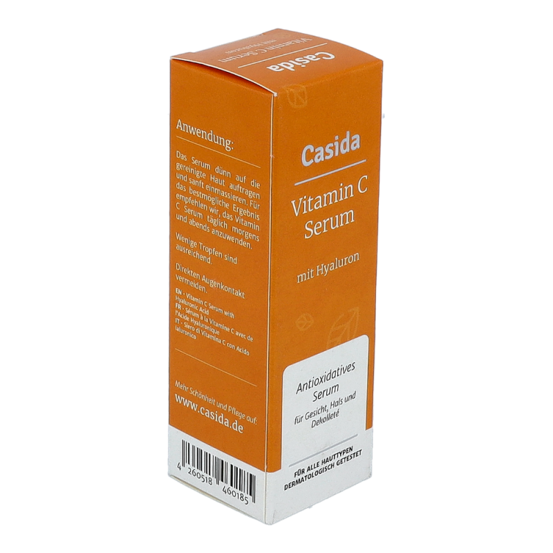 Casida VITAMIN C SERUM + Hyaluron straffende Anti – Age – Pflege – 30ml