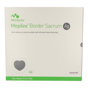 Mölnlycke Mepilex Border Sacrum AG Verband 5 Stk. 18 x 18 cm
