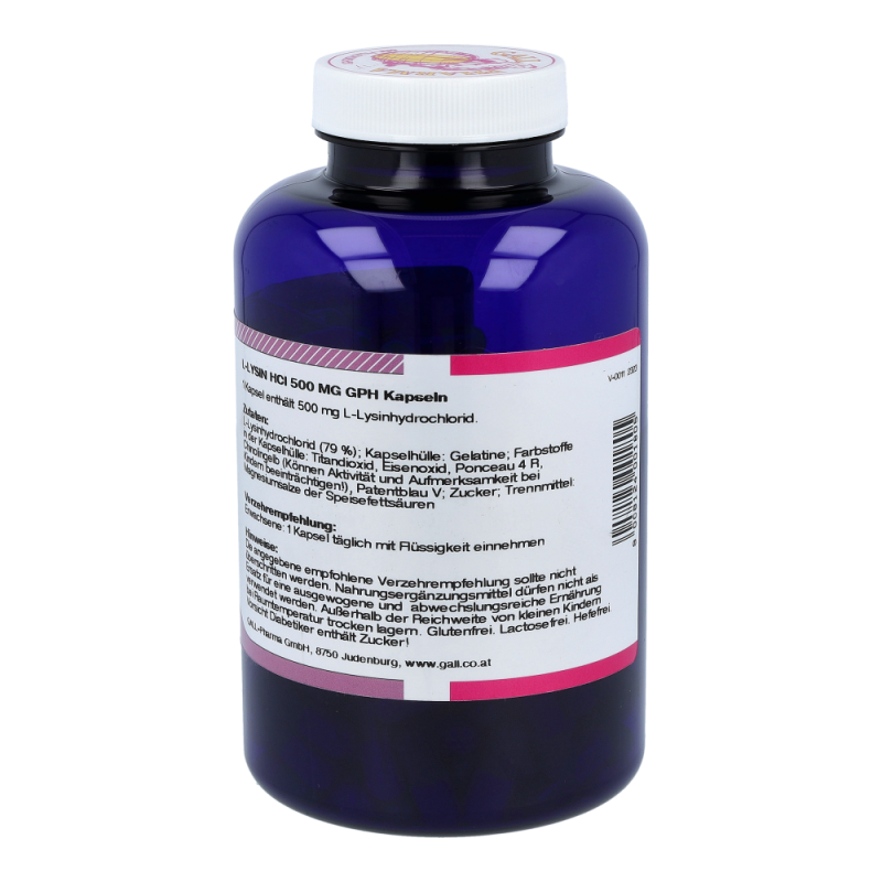 L -Lysin HCl 500mg Kapseln