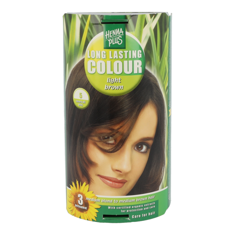 Henna Plus Longlasting Colour 100 ml Lightbrown 5
