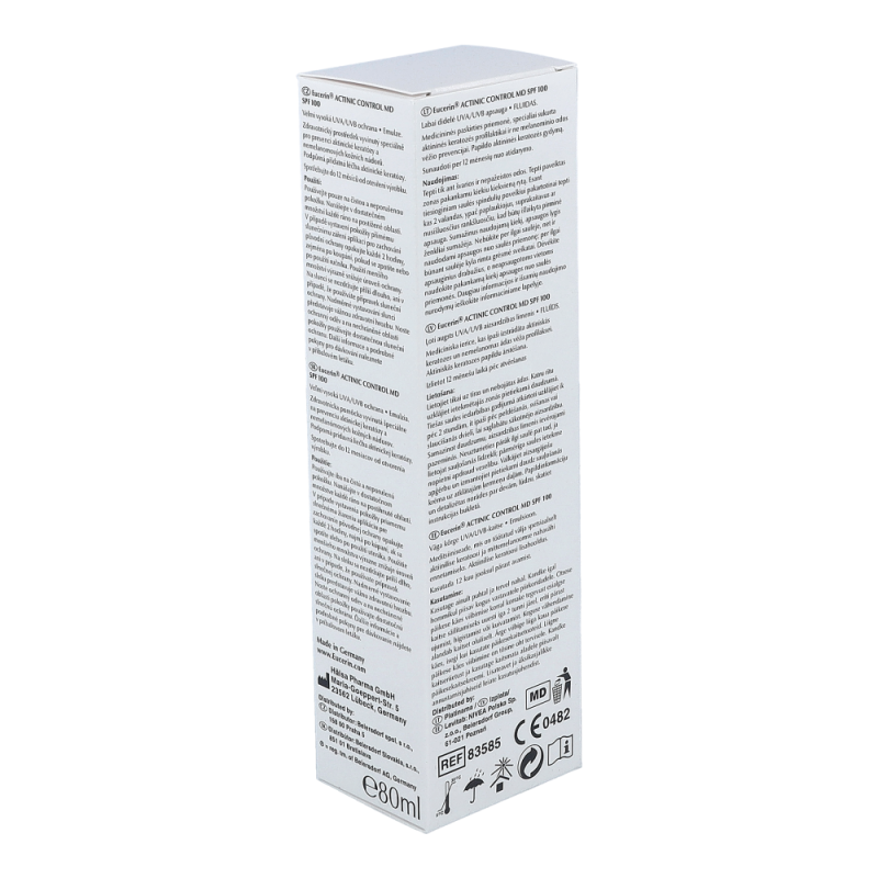 Eucerin Actinic Control MD Sun LSF 100 80 ml