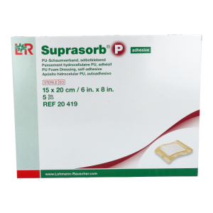 Suprasorb P PU-Schaumverband selbstklebend 5 Stk. 15 x 20 cm